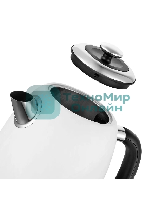 Чайник электрический Kitfort КТ-6603 1.7л. 2200Вт белый (корпус: пластик)