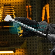 Зубило Denzel 14 х 40 х 250 мм, 40Cr, SDS PLUS