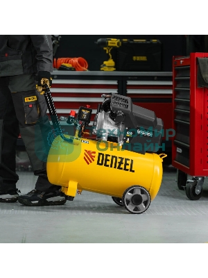 Компрессор воздушный Denzel DKV2200/50,Х-PRO 2,2 кВт, 400 л/мин, 50 л