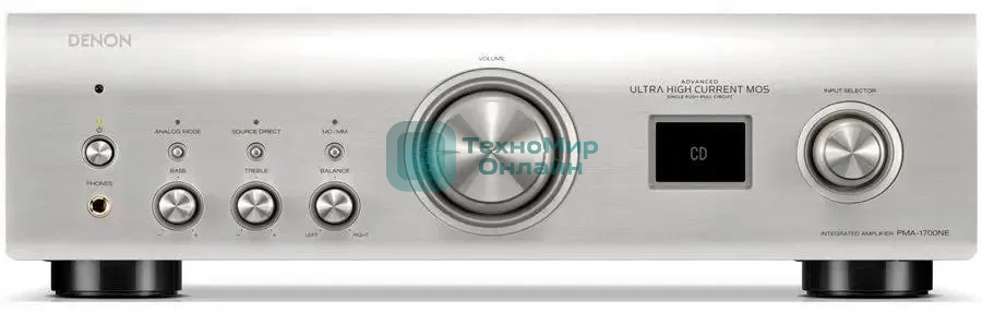 Усилитель Интегральный Denon PMA-1700N стерео полупроводниковый серебристый