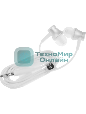 Проводные наушники Xiaomi Mi In-Ear Headphones Basic серебристый, внутриканальные, Jack 3.5 мм