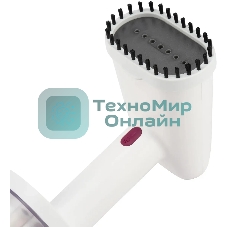 Отпариватель Hyundai H-HS02890 белый/вишневый, 1650 Вт, 31 г/мин, 250 мл