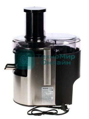 Соковыжималка Panasonic MJ-DJ01STN серебристый, центробежная, 800 Вт, 1500 мл, механическое