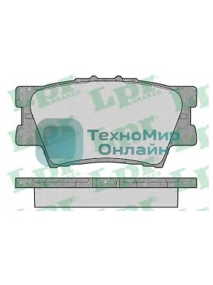 Колодки тормозные задние LPR 05P1281, комплект