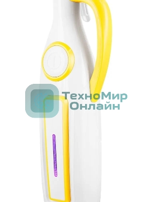 Швабра паровая Kitfort КТ-1097 1250Вт белый/желтый