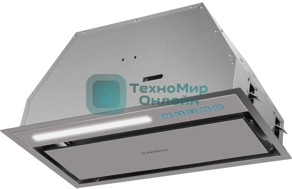 Вытяжка встраиваемая Maunfeld Clare 60 нержавеющая сталь, 60 см, 1050 куб. м/ч, 50 дБ