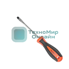 Отвертка Patriot SL6x100, CR-V, магнитная, двухкомпонентная рукоятка