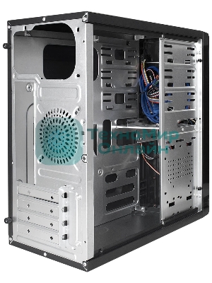 Компьютерный корпус Minitower ExeGate MA-371X-UNS350 (mATX, БП UNS350 с вент. 12см, 2*USB+2*USB 3.0, аудио, черный)