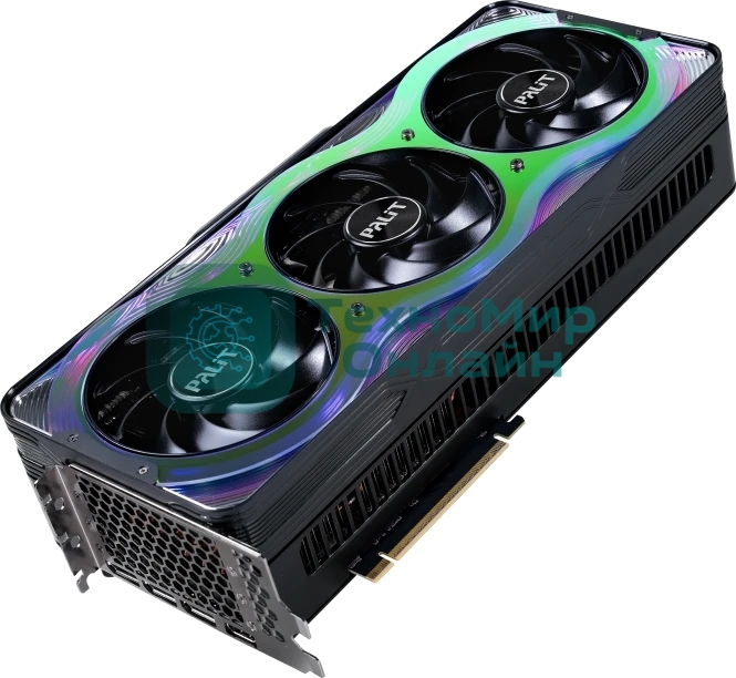 Видеокарта Palit PCI-E RTX 5090 GAMEROCK OC NVIDIA GeForce RTX 5090 32Gb 512bit GDDR7 2295/30000 HDMIx1 DPx3 HDCP Ret