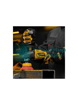 Щетка для УШМ Denzel 75 мм, чашка, нейлоновая щетина, М14