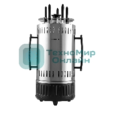 Электрошашлычница Centek CT-1461 -1000Вт, нагреватель из стали, Кнопка Вкл/выкл, вращ 12раз/мин