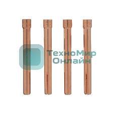 Набор цанг для электрода Denzel 1,6мм, 2,0мм, 2,4мм, 3,2 мм