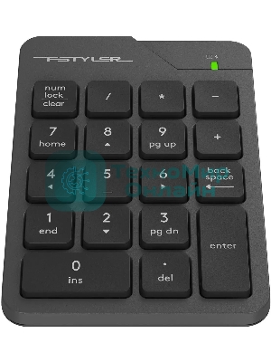 Числовой блок беспроводной A4Tech FGK21C, USB, Радиоканал, серый