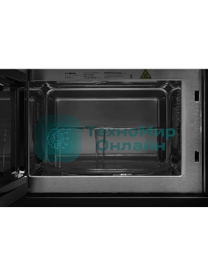 Микроволновая печь встраиваемая Hyundai HBW 2544 BG черный, 25 л, 900 Вт, переключатели - кнопки/поворотный механизм