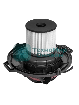 Строительный пылесос Pioneer VC286C серебристый с красным, 1400 Вт, уборка сухая/влажная, пылесборник контейнер, 20 л