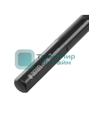 Сверло по металлу Denzel 7 мм, HSS-Tin, Golden Tip, 10 шт.