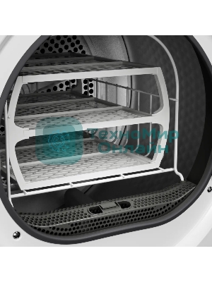 Сушильная машина Kuppersberg DM 592 W, High-Tech, загрузка 9 кг, 15 программ, тепловой насос, электронное кнопочное управление, корзина для сушки, блокировка от детей, энергоэффективность А++, белый