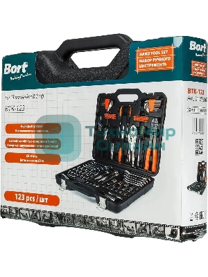 Набор ручного инструмента Bort BTK-123
