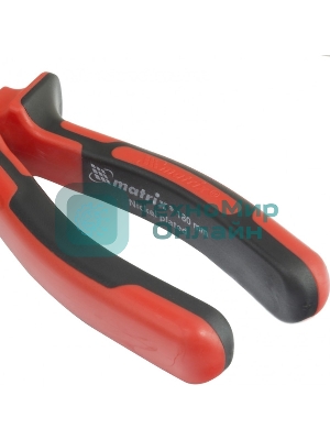 Плоскогубцы Matrix NICKEL 180 мм, никелированные, двухкомпонентные рукоятки