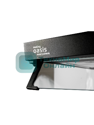 Вытяжка подвесная Oasis UP-50B черный, 50 см, 450 куб. м/ч, 44 дБ