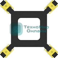 Устройство охлаждения (кулер) PcCooler R95-I черный 95мм алюминий+медь 2800rpm 31.2db 4-pin 95W 60мм