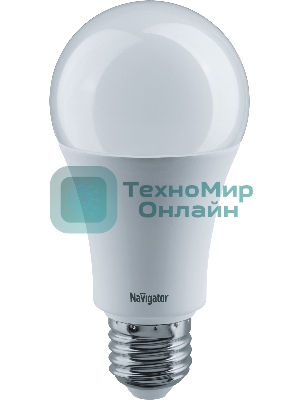 Лампа светодиодная Navigator NLL-A70-20-230-4K-E27