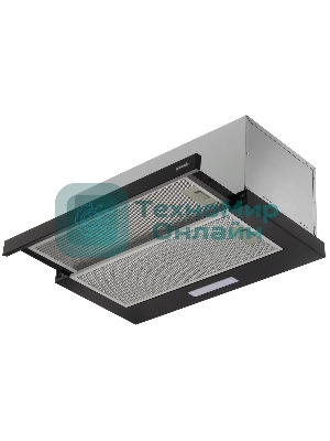 Вытяжка встраиваемая Gorenje TH60E6XB серебристый управление: кнопочное (1 мотор)