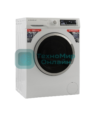Стиральная машина с инвертором и паром MAUNFELD MFWM127WH200 ST INVERTER SLIM
