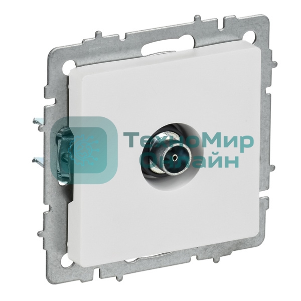 Розетка телевизионная оконечная IEK BRITE РТВ11-0-БрАБ а/б