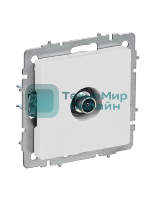 Розетка телевизионная оконечная IEK BRITE РТВ11-0-БрАБ а/б