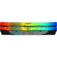 Оперативная память Kingston Fury Renegade, DDR4, 16Gb (2x8GB), 4600MHz, CL19, DIMM, с радиатором, RGB, черный/серебристый