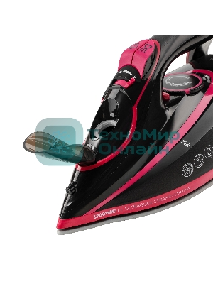 Утюг паровой Galaxy GL 6133 черный с розовым