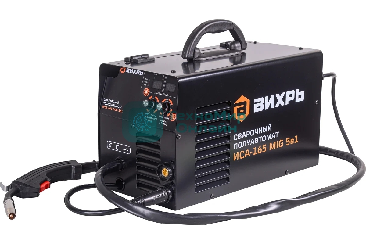 Сварочный полуавтомат Вихрь ИСА-165 MIG 5в1