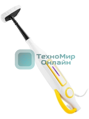 Швабра паровая Kitfort КТ-1097 1250Вт белый/желтый