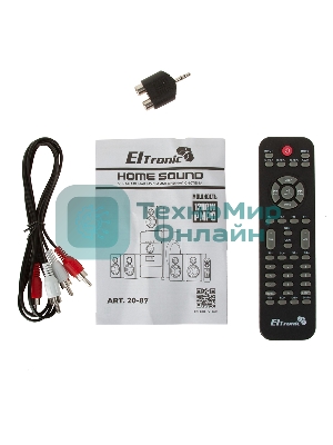 Акустическая система ELTRONIC (20-87) HOME SOUND черный