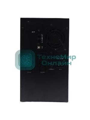 Источник бесперебойного питания (ИБП) Raskat HIL-3000VA+ 3000VA, 2400Вт, 6xIEC320, LCD, USB type-B, 2xRJ-45, 1xRS232, чистая синусоида