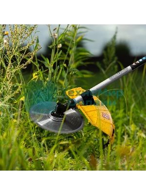 Триммер бензиновый Denzel DGT-52-PRO, анти-вибро, 52 см3, неразъем, состоит из 2 частей