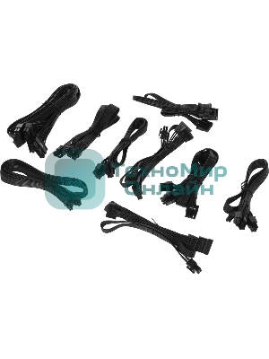 Блок питания Aerocool/Formula KCAS PLUS 1200GM V2, 1200Вт, 80 PLUS Gold, модульный, 140мм, черный