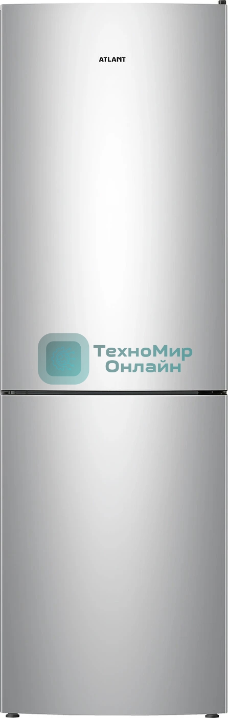 Холодильник Atlant XM-4621-181 серебристый двухкамерный 205/119л морозилка снизу