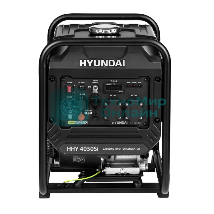 Электрогенератор бензиновый инверторный Hyundai HHY 4050SI, 3.8 кВт, 69 дБ, 28 кг
