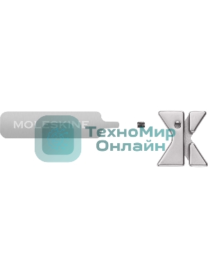 Шильд-символ Moleskine Zodiac Водолей, металл, серебристый, коробка с европодвесом, PINAQUARIUSSILV