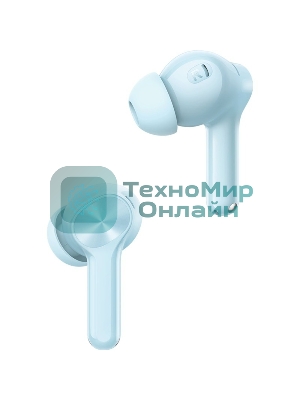 Наушники TWS Realme Buds T200x синий, внутриканальные, Bluetooth, до 30 ч