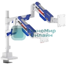 Кронштейн для мониторов Ultramounts UM744WB белый/синий 24