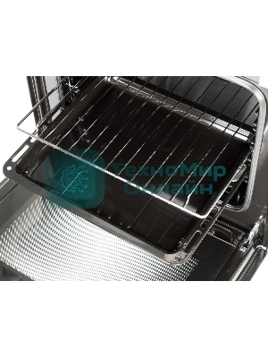 Встраиваеммый газовый духовой шкаф Gefest ДГЭ 621-01 В1, 52л, дверца с 2 стеклами, кремовый