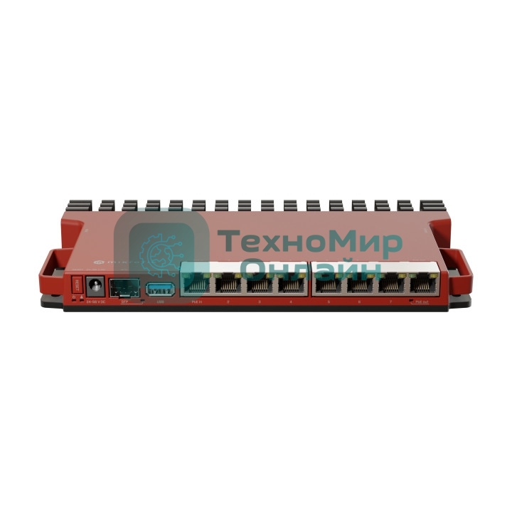 Маршрутизатор MikroTik L009UiGS-RM, 8*1Gbit, 1*SFP 2.5Gbit(вилка US)