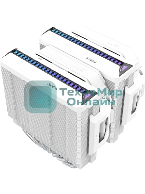 Кулер для процессора Alseye W700-W(USA) белый, 120 мм, алюминий/медь, 2200 об/мин, 35.3 дБ, 4 pin, 230 Вт, 159 мм