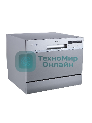 Посудомоечная машина Бирюса DWC-506/7 M, металл, 55 см, 6 компл., 49 дБ, класс A+