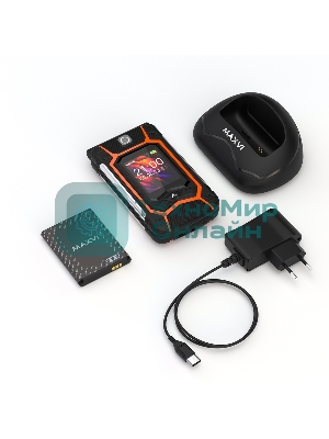 Мобильный телефон Maxvi E10ds оранжевый