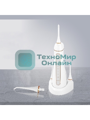 Ирригатор Polaris PWF 0201 белый, от аккумулятора, 220 мл, 5 режимов