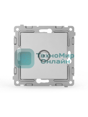 Розетка TV TOKOV ELECTRIC оконечная СП Pixel 1DB механизм алюм.